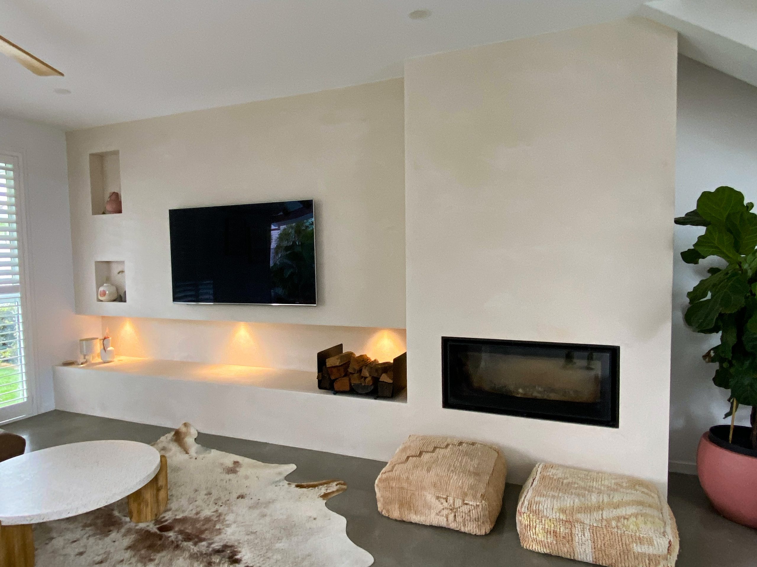 Venetian Plaster Living Room